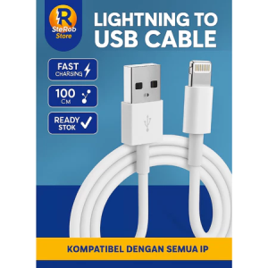 Kabel Charger USB Lightning For IP 5/6/7/8/X Good Quality 1 Meter